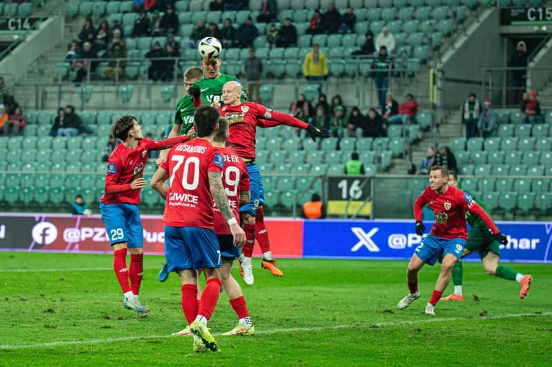 Football. Polish Cup. Slask Wroclaw - Piast Gliwice. 03.12.2024