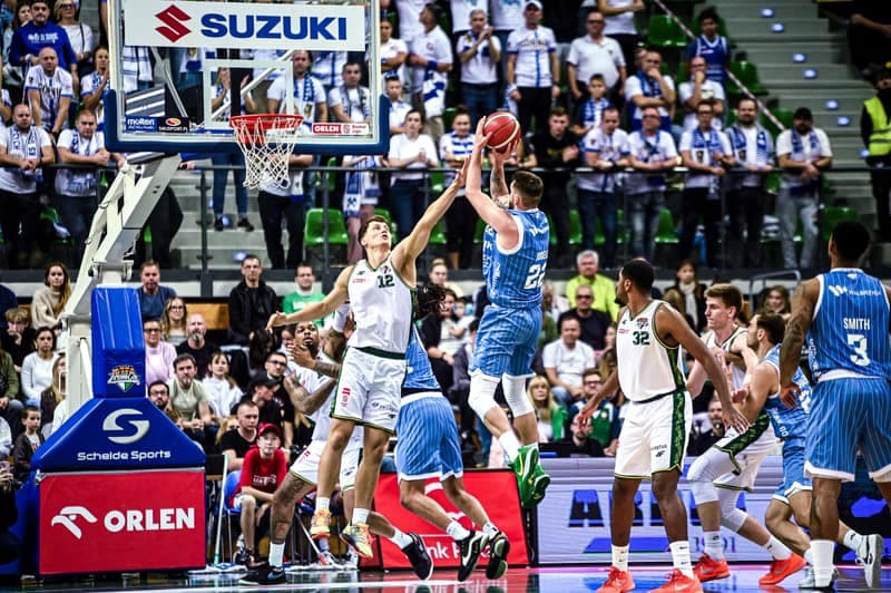 Basketball. Orlen Basket Liga. Zastal Zielona Gora - Gornik Zamek Ksiaz Walbrzych. 27.09.2025