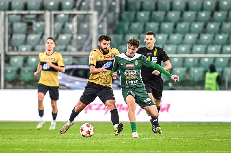 Football. Betclic 1 Liga. Slask Wroclaw - Polonia Warszawa. 26.09.2025