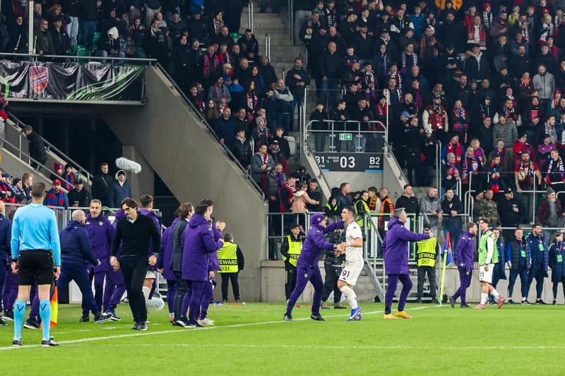 Football. UEFA Conference League. Rakow Czestochowa - Fiorentina. 19.03.2026