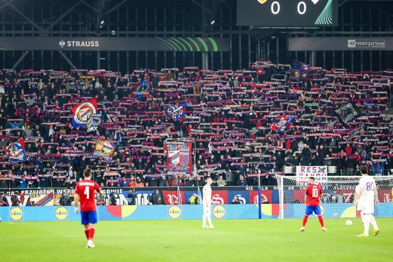 Football. UEFA Conference League. Rakow Czestochowa - Fiorentina. 19.03.2026