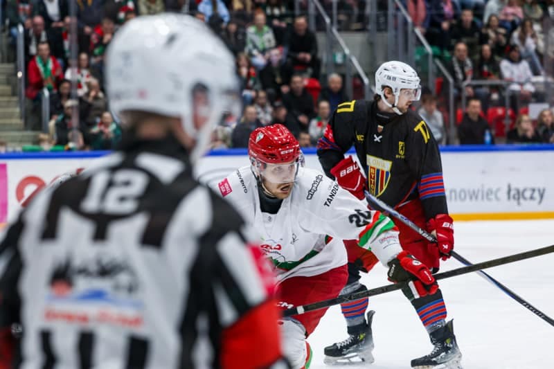 Ice Hockey. Tauron Hockey League. ECB Zaglebie Sosnowiec - BS Polonia Bytom. 08.03.2026