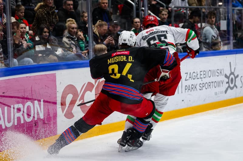 Ice Hockey. Tauron Hockey League. ECB Zaglebie Sosnowiec - BS Polonia Bytom. 08.03.2026