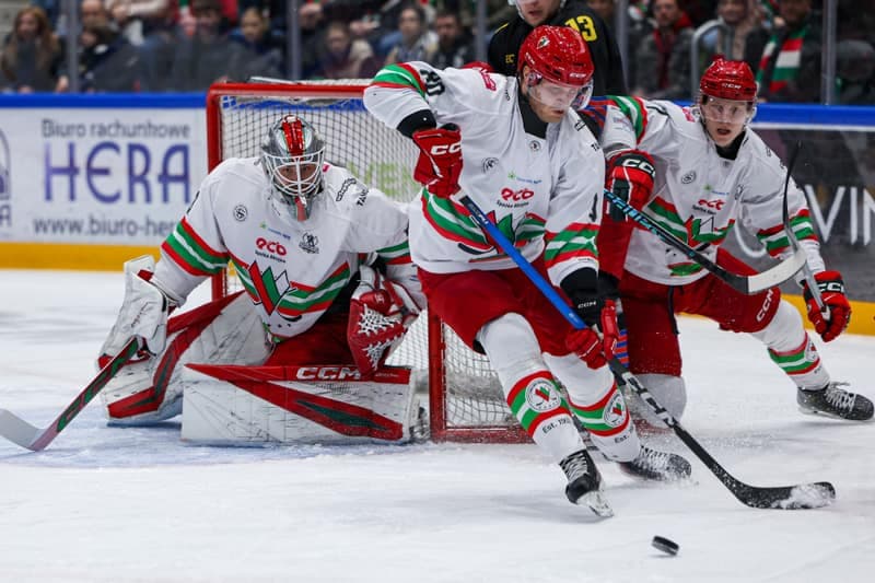 Ice Hockey. Tauron Hockey League. ECB Zaglebie Sosnowiec - BS Polonia Bytom. 08.03.2026