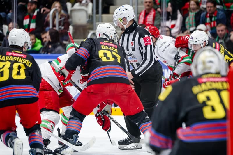 Ice Hockey. Tauron Hockey League. ECB Zaglebie Sosnowiec - BS Polonia Bytom. 08.03.2026