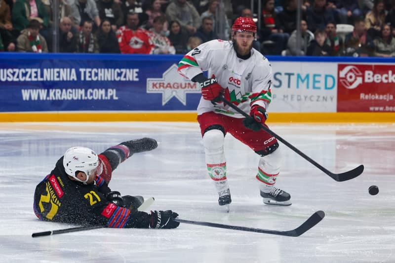 Ice Hockey. Tauron Hockey League. ECB Zaglebie Sosnowiec - BS Polonia Bytom. 08.03.2026