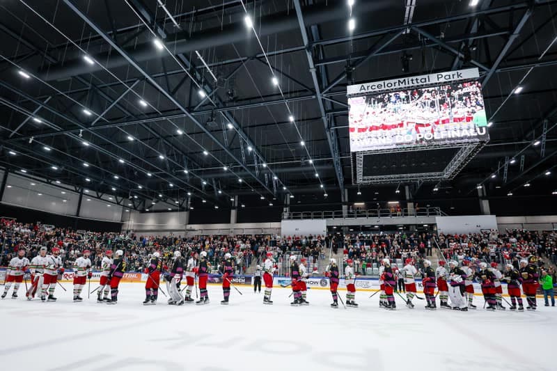 Ice Hockey. Tauron Hockey League. ECB Zaglebie Sosnowiec - BS Polonia Bytom. 08.03.2026