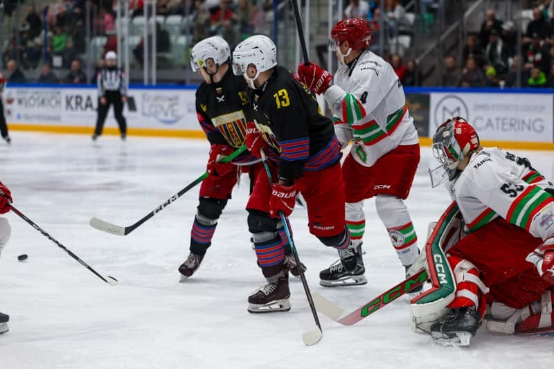 Ice Hockey. Tauron Hockey League. ECB Zaglebie Sosnowiec - BS Polonia Bytom. 08.03.2026