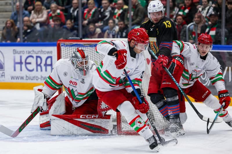 Ice Hockey. Tauron Hockey League. ECB Zaglebie Sosnowiec - BS Polonia Bytom. 08.03.2026