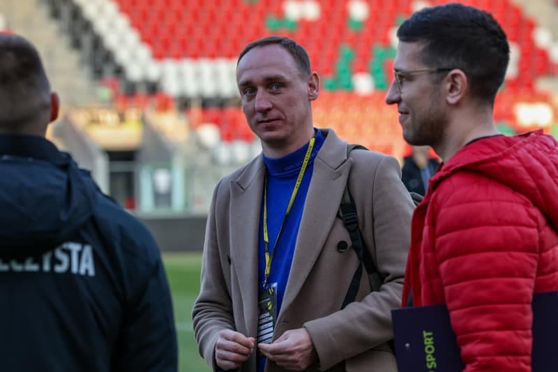 Football. Betclic 1 Liga. Wieczysta Krakow - Polonia Warszawa. 02.03.2026