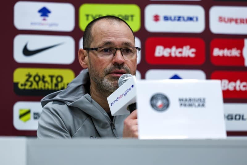 Football. Betclic 1 Liga. Wieczysta Krakow - Polonia Warszawa. 02.03.2026