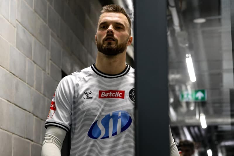 Football. Betclic 1 Liga. Wieczysta Krakow - Polonia Warszawa. 02.03.2026