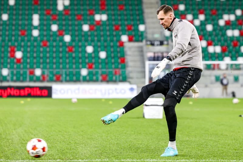 Football. Betclic 1 Liga. Wieczysta Krakow - Polonia Warszawa. 02.03.2026