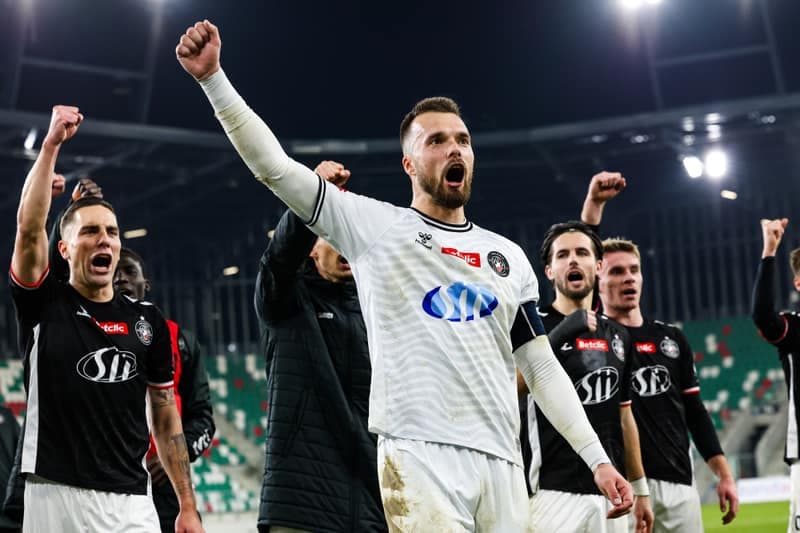 Football. Betclic 1 Liga. Wieczysta Krakow - Polonia Warszawa. 02.03.2026