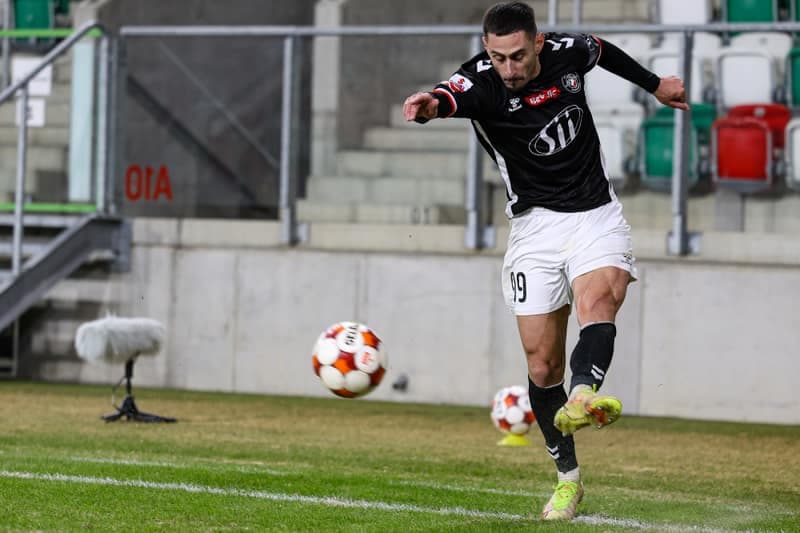 Football. Betclic 1 Liga. Wieczysta Krakow - Polonia Warszawa. 02.03.2026