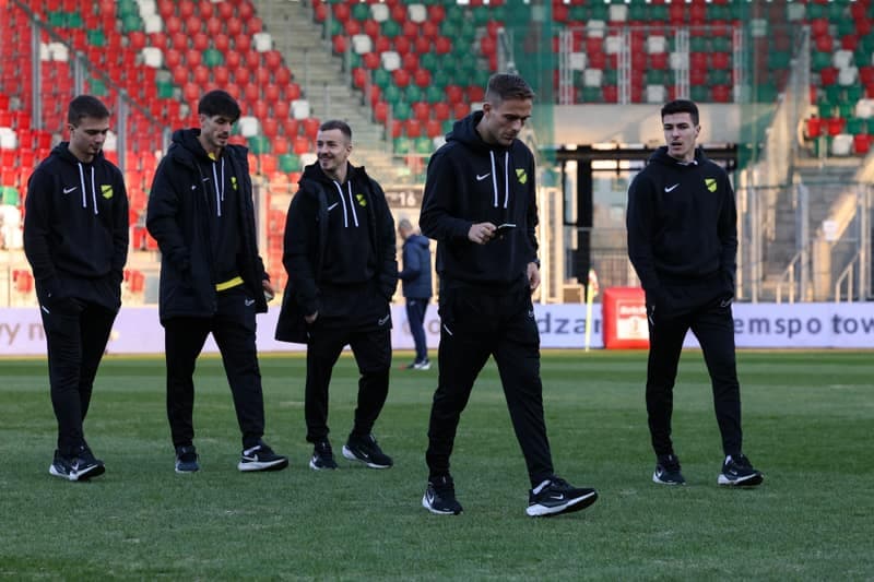 Football. Betclic 1 Liga. Wieczysta Krakow - Polonia Warszawa. 02.03.2026