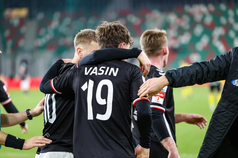 Football. Betclic 1 Liga. Wieczysta Krakow - Polonia Warszawa. 02.03.2026