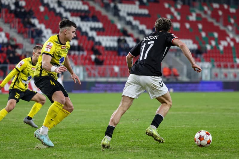 Football. Betclic 1 Liga. Wieczysta Krakow - Polonia Warszawa. 02.03.2026