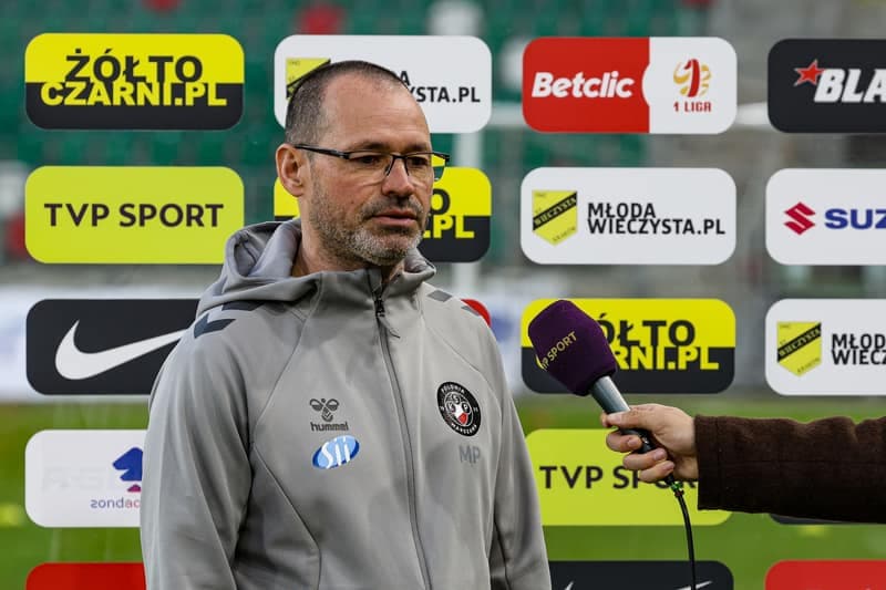 Football. Betclic 1 Liga. Wieczysta Krakow - Polonia Warszawa. 02.03.2026