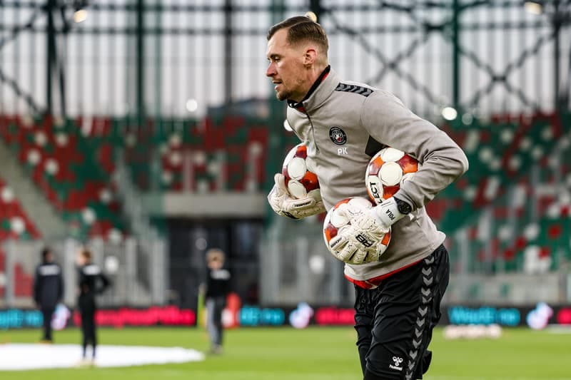 Football. Betclic 1 Liga. Wieczysta Krakow - Polonia Warszawa. 02.03.2026