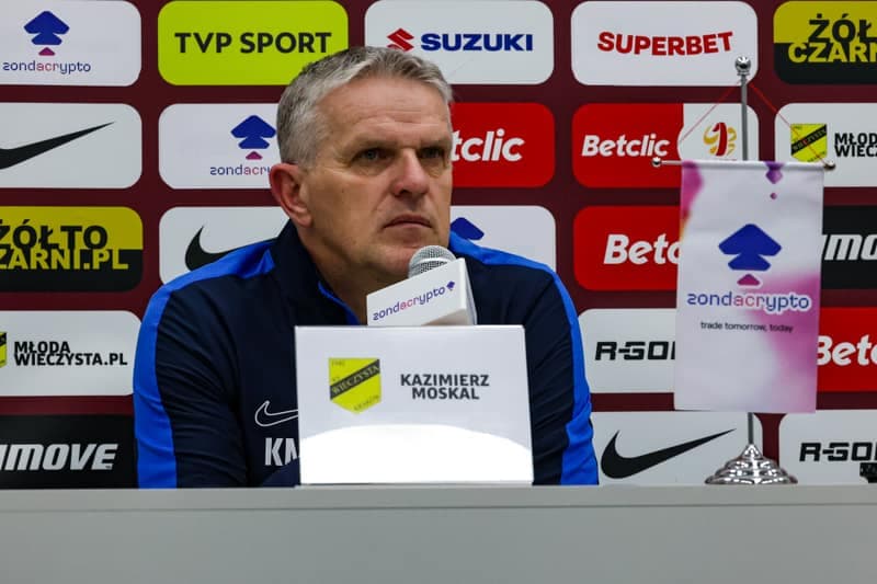 Football. Betclic 1 Liga. Wieczysta Krakow - Polonia Warszawa. 02.03.2026