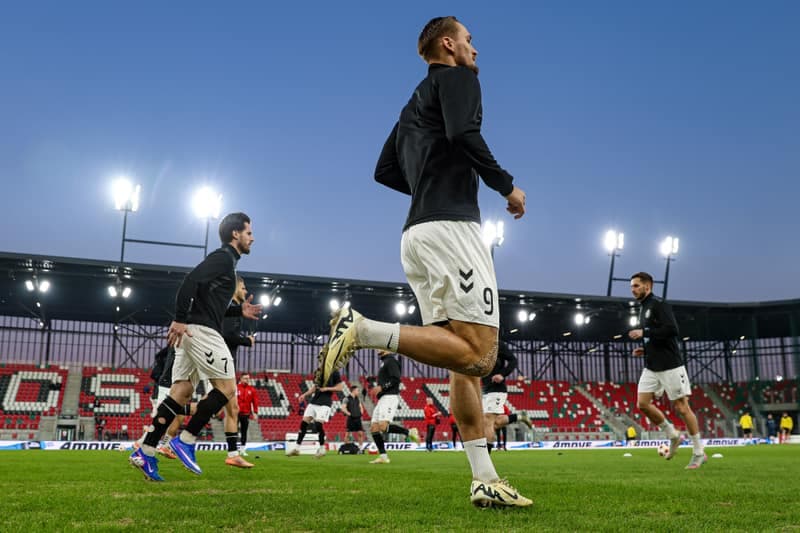 Football. Betclic 1 Liga. Wieczysta Krakow - Polonia Warszawa. 02.03.2026