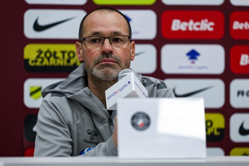 Football. Betclic 1 Liga. Wieczysta Krakow - Polonia Warszawa. 02.03.2026
