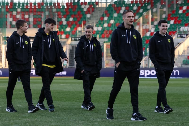 Football. Betclic 1 Liga. Wieczysta Krakow - Polonia Warszawa. 02.03.2026