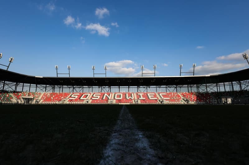 Football. Betclic 1 Liga. Wieczysta Krakow - Polonia Warszawa. 02.03.2026