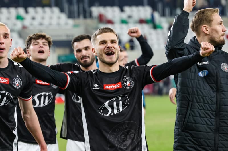 Football. Betclic 1 Liga. Wieczysta Krakow - Polonia Warszawa. 02.03.2026