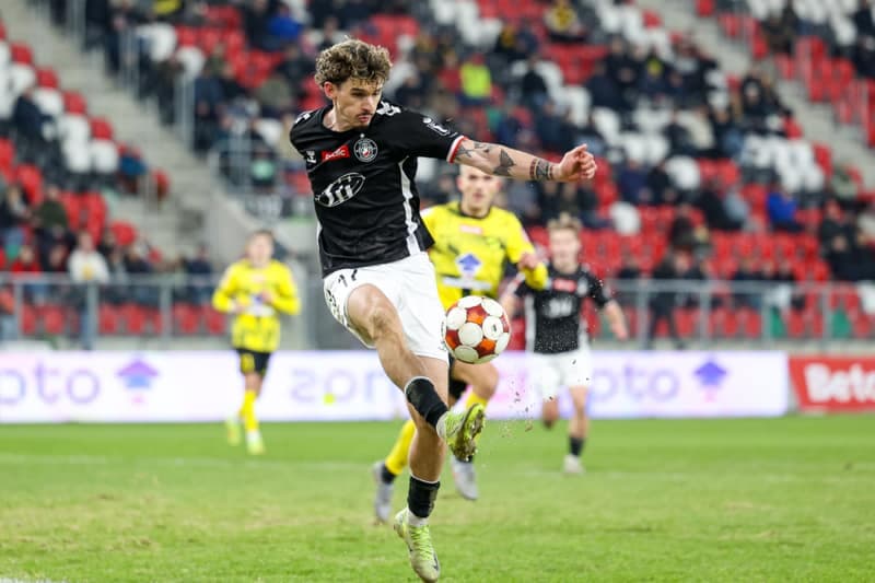 Football. Betclic 1 Liga. Wieczysta Krakow - Polonia Warszawa. 02.03.2026