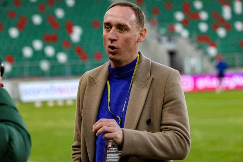 Football. Betclic 1 Liga. Wieczysta Krakow - Polonia Warszawa. 02.03.2026