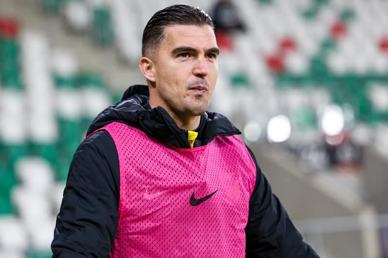 Football. Betclic 1 Liga. Wieczysta Krakow - Polonia Warszawa. 02.03.2026