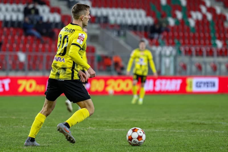 Football. Betclic 1 Liga. Wieczysta Krakow - Polonia Warszawa. 02.03.2026