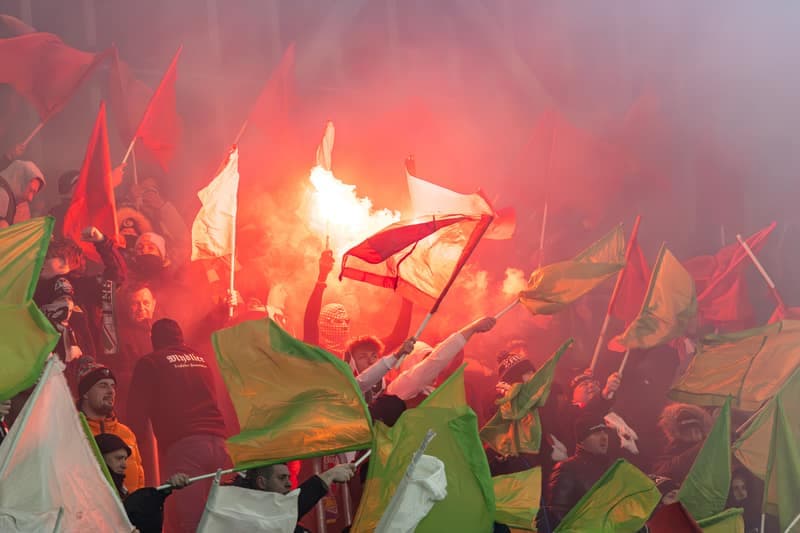 Football. Betclic 2 Liga. Zaglebie Sosnowiec - Olimpia Elblag. 05.04.2025