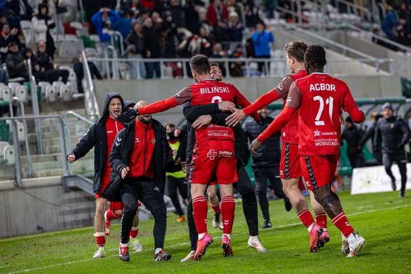 Football. Betclic 2 Liga. Zaglebie Sosnowiec - Olimpia Elblag. 05.04.2025