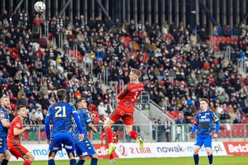 Football. Betclic 2 Liga. Zaglebie Sosnowiec - Olimpia Elblag. 05.04.2025