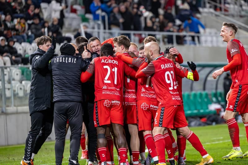 Football. Betclic 2 Liga. Zaglebie Sosnowiec - Olimpia Elblag. 05.04.2025