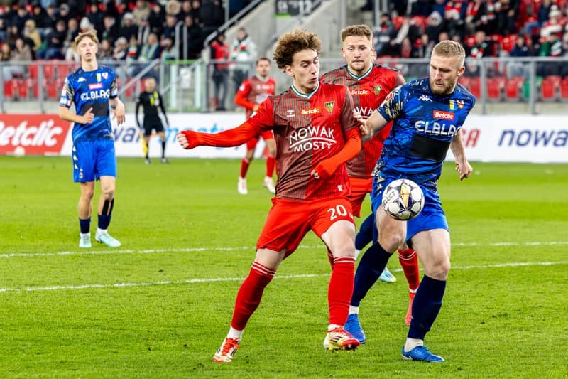 Football. Betclic 2 Liga. Zaglebie Sosnowiec - Olimpia Elblag. 05.04.2025