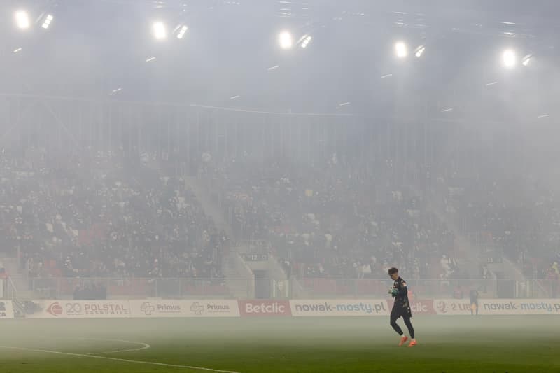 Football. Betclic 2 Liga. Zaglebie Sosnowiec - Olimpia Elblag. 05.04.2025