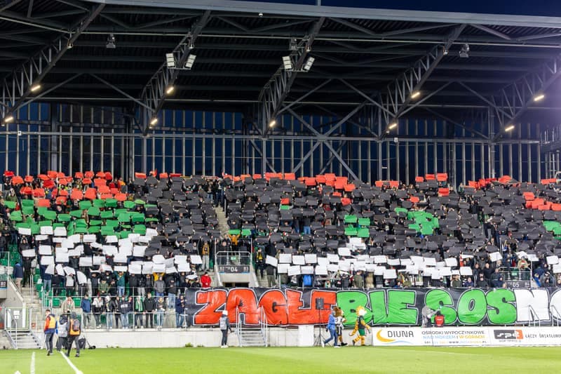 Football. Betclic 2 Liga. Zaglebie Sosnowiec - Olimpia Elblag. 05.04.2025