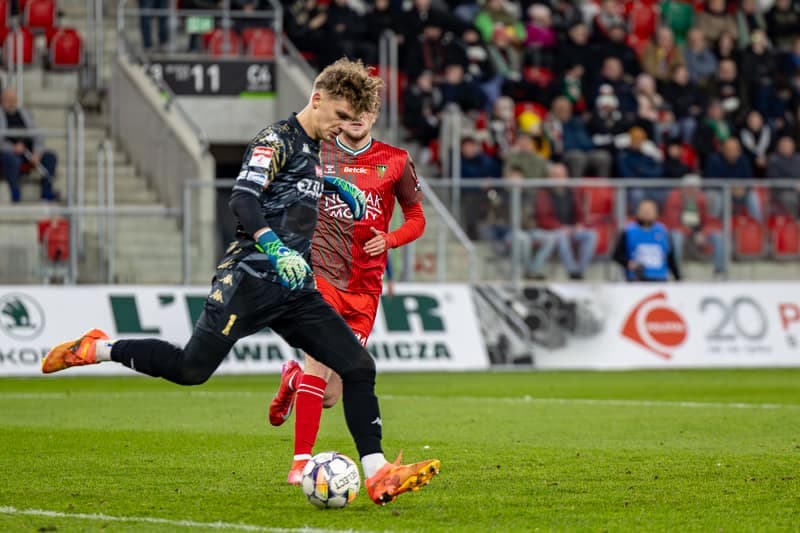 Football. Betclic 2 Liga. Zaglebie Sosnowiec - Olimpia Elblag. 05.04.2025