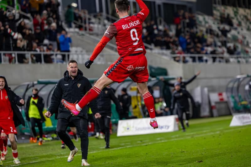 Football. Betclic 2 Liga. Zaglebie Sosnowiec - Olimpia Elblag. 05.04.2025