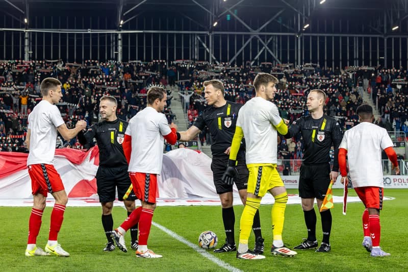 Football. Betclic 2 Liga. Zaglebie Sosnowiec - Olimpia Elblag. 05.04.2025