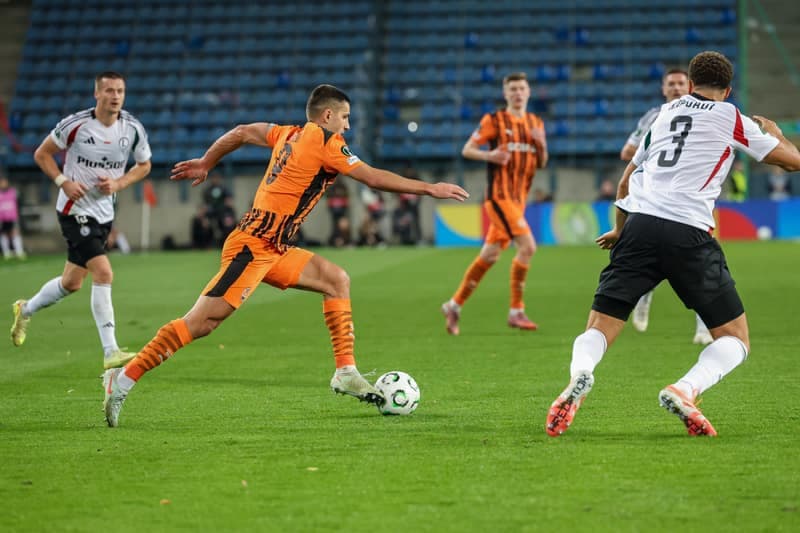 Football. UEFA Conference League. Shakhtar Donetsk - Legia Warsaw. 23.10.2025