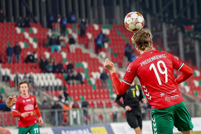 Football. Betclic 2 Liga. Zaglebie Sosnowiec - Sandecja Nowy Sacz. 24.02.2026