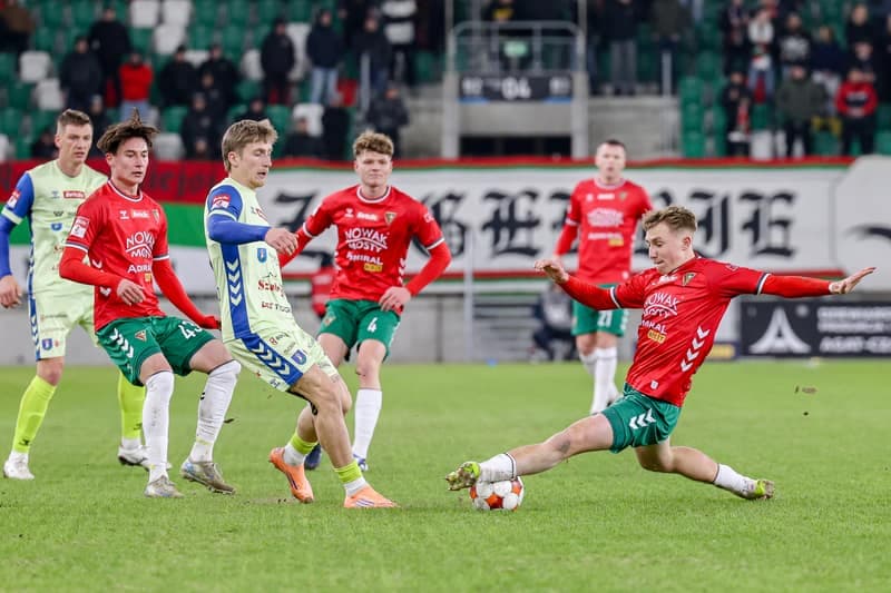 Football. Betclic 2 Liga. Zaglebie Sosnowiec - Sandecja Nowy Sacz. 24.02.2026