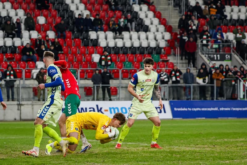 Football. Betclic 2 Liga. Zaglebie Sosnowiec - Sandecja Nowy Sacz. 24.02.2026