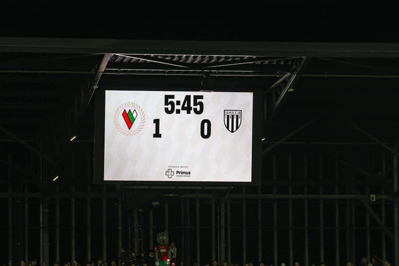 Football. Betclic 2 Liga. Zaglebie Sosnowiec - Sandecja Nowy Sacz. 24.02.2026