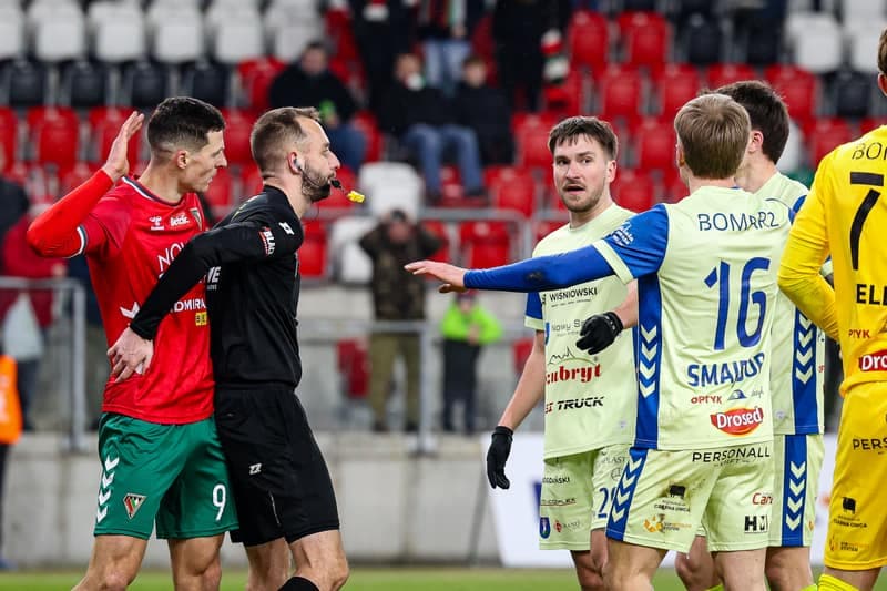 Football. Betclic 2 Liga. Zaglebie Sosnowiec - Sandecja Nowy Sacz. 24.02.2026
